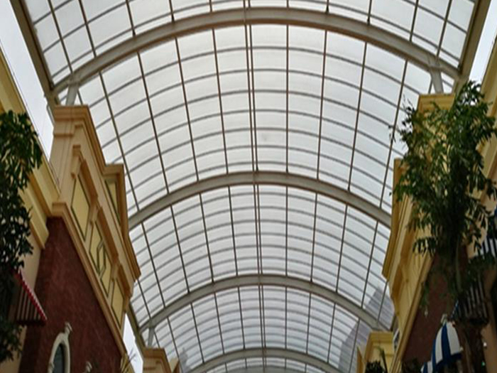 平谷屋面网架顶棚吊装方案